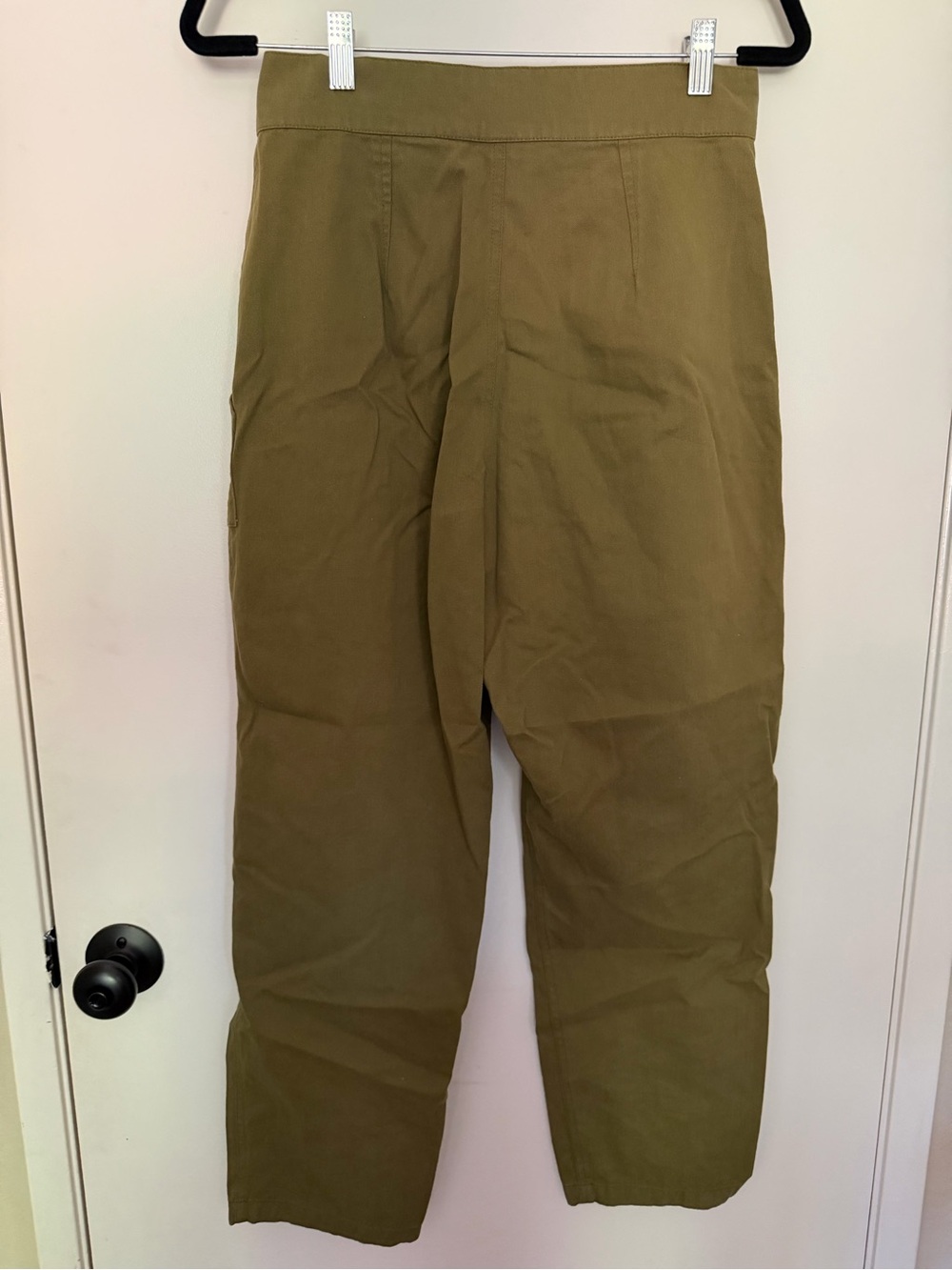 Zulu & Zephyr Olive Green High-Rise Chinos